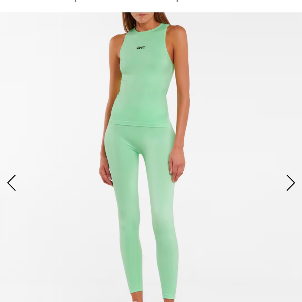 Reebok x Victoria Beckham green tank medium new